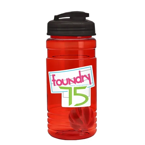 20 oz / 600ml Transparent Shaker Bottle with Mixing Ball and... from ASI 40480 Koozie Group