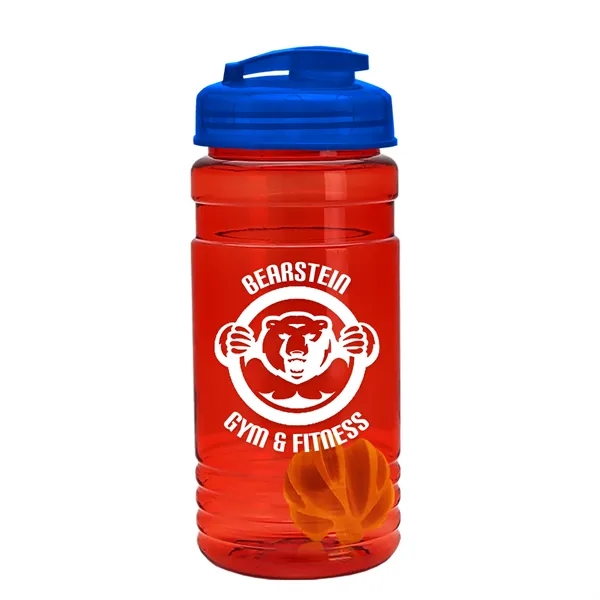 20 oz / 600ml Transparent Shaker Bottle with Mixing Ball and... from ASI 40480 Koozie Group