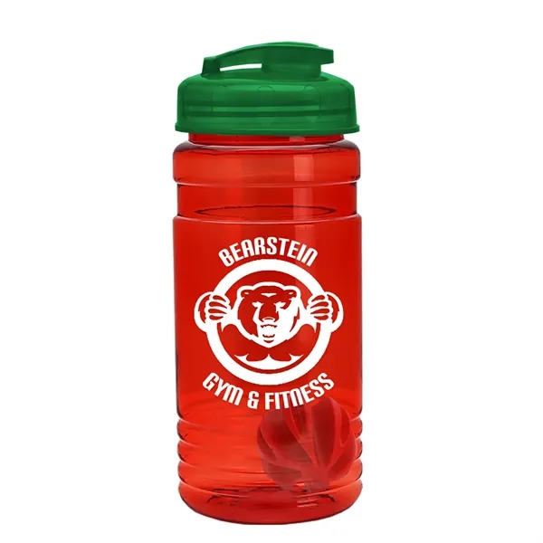 20 oz / 600ml Transparent Shaker Bottle with Mixing Ball and... from ASI 40480 Koozie Group