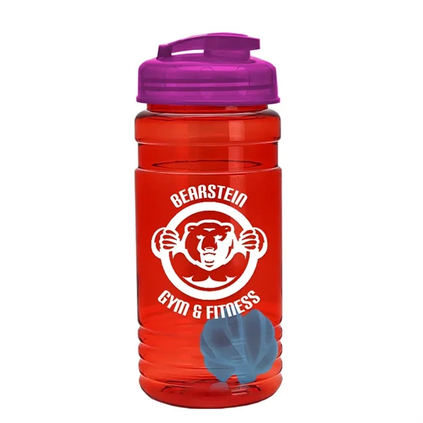 20 oz / 600ml Transparent Shaker Bottle with Mixing Ball and... from ASI 40480 Koozie Group