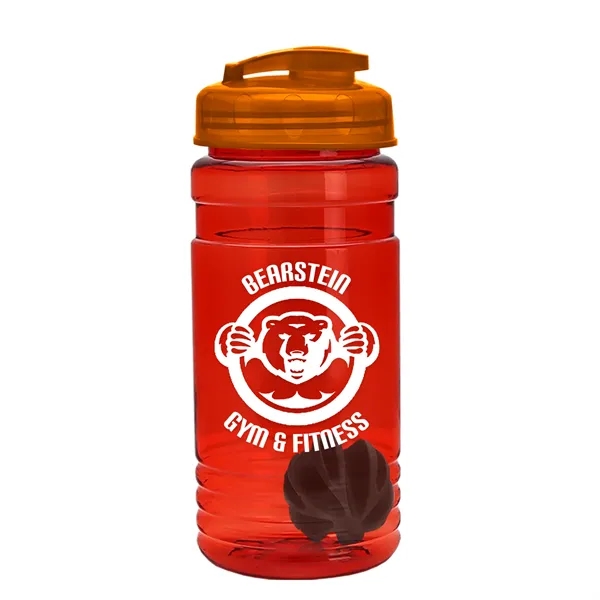 20 oz / 600ml Transparent Shaker Bottle with Mixing Ball and... from ASI 40480 Koozie Group