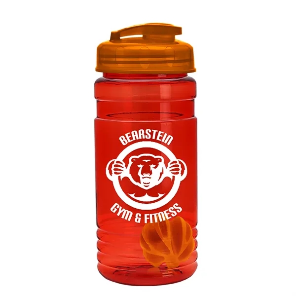 20 oz / 600ml Transparent Shaker Bottle with Mixing Ball and... from ASI 40480 Koozie Group
