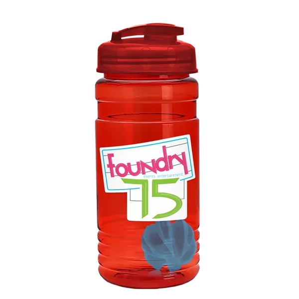 20 oz / 600ml Transparent Shaker Bottle with Mixing Ball and... from ASI 40480 Koozie Group