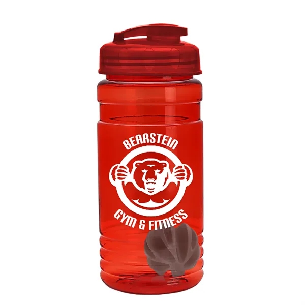20 oz / 600ml Transparent Shaker Bottle with Mixing Ball and... from ASI 40480 Koozie Group