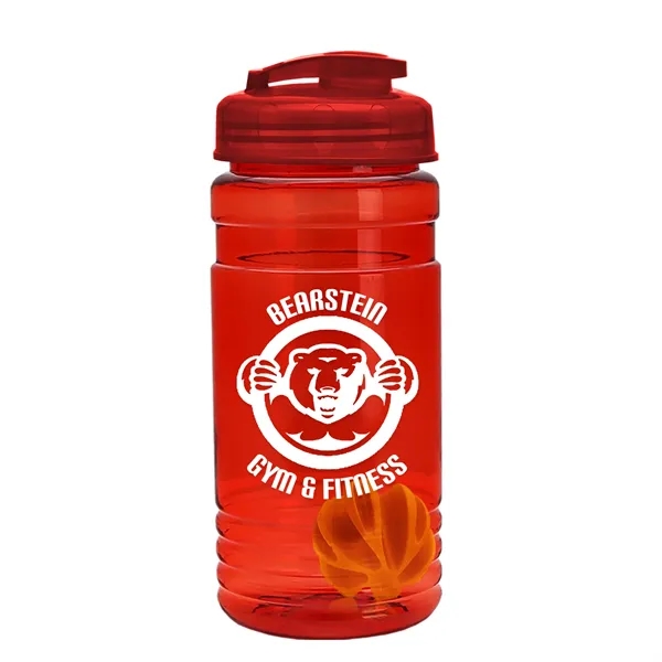 20 oz / 600ml Transparent Shaker Bottle with Mixing Ball and... from ASI 40480 Koozie Group