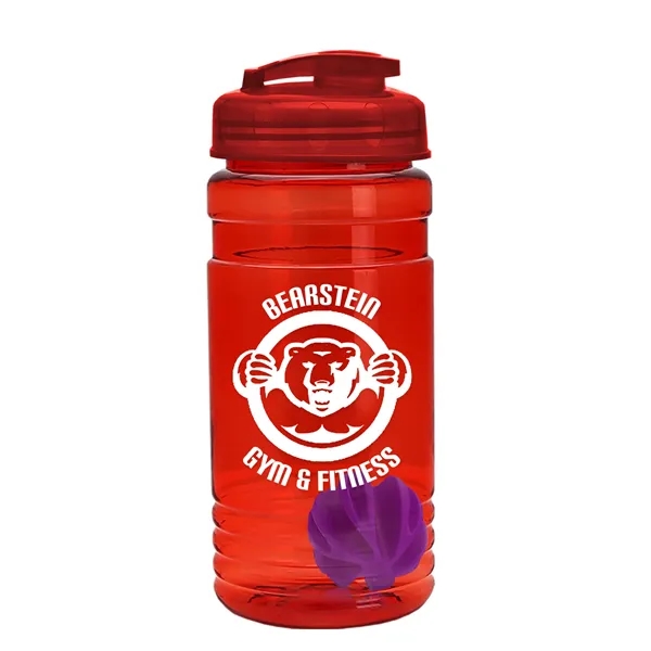 20 oz / 600ml Transparent Shaker Bottle with Mixing Ball and... from ASI 40480 Koozie Group