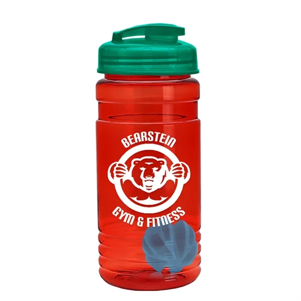 20 oz / 600ml Transparent Shaker Bottle with Mixing Ball and... from ASI 40480 Koozie Group