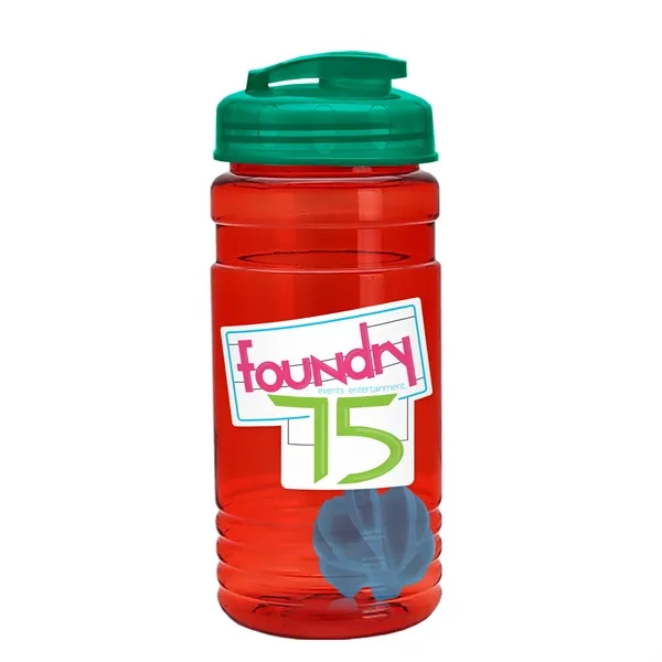 20 oz / 600ml Transparent Shaker Bottle with Mixing Ball and... from ASI 40480 Koozie Group