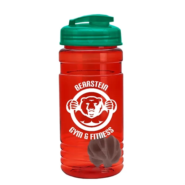 20 oz / 600ml Transparent Shaker Bottle with Mixing Ball and... from ASI 40480 Koozie Group