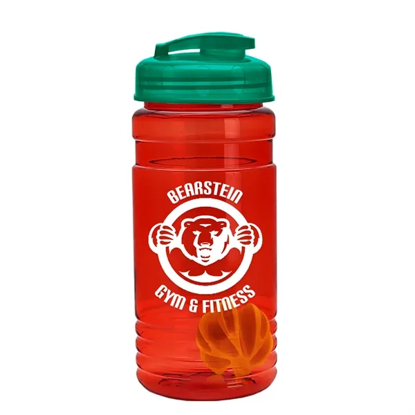 20 oz / 600ml Transparent Shaker Bottle with Mixing Ball and... from ASI 40480 Koozie Group