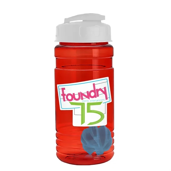 20 oz / 600ml Transparent Shaker Bottle with Mixing Ball and... from ASI 40480 Koozie Group