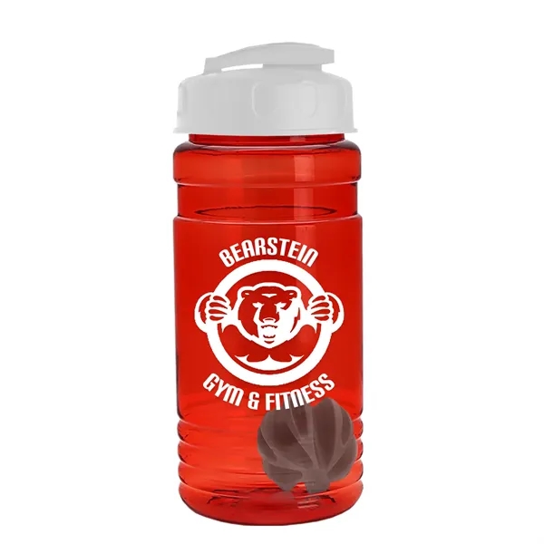 20 oz / 600ml Transparent Shaker Bottle with Mixing Ball and... from ASI 40480 Koozie Group