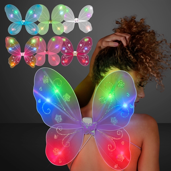 Stock blinking butterfly wings. Blank.... from ASI 34194 ALightPromos / Alight Promotional Products