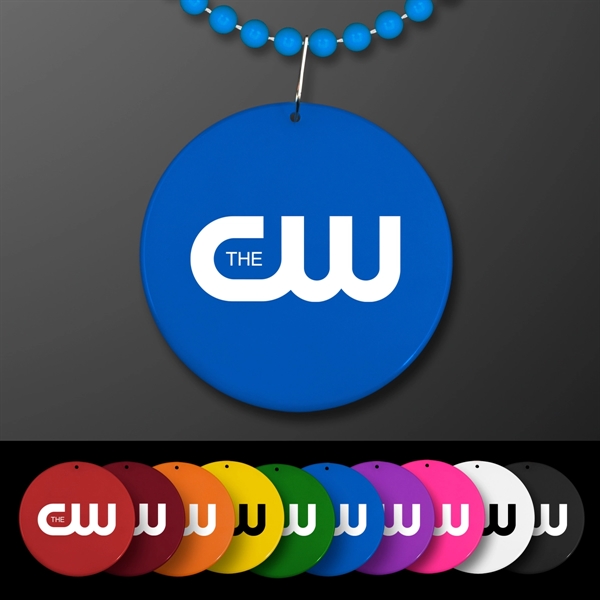 Imprinted non-light up medallion, 5 day production.... from ASI 34194 ALightPromos / Alight Promotional Products