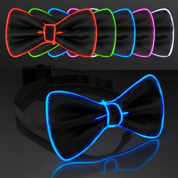 Cool EL Wire Bow Ties, Formal Accessories; Blank Stock... from ASI 34194 ALightPromos