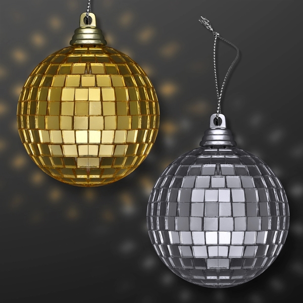 2.4" Diameter Disco Ball Ornaments Blank Stock, Sold in Packs 4... from ASI 34194 ALightPromos / Alight Promotional Products