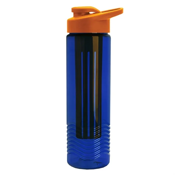 Wave 24 oz. Slim Cylinder Wave Design with Drink thru lid... from ASI 40480 Koozie Group