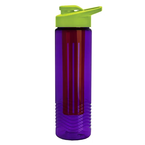 Wave 24 oz. Slim Cylinder Wave Design with Drink thru lid... from ASI 40480 Koozie Group