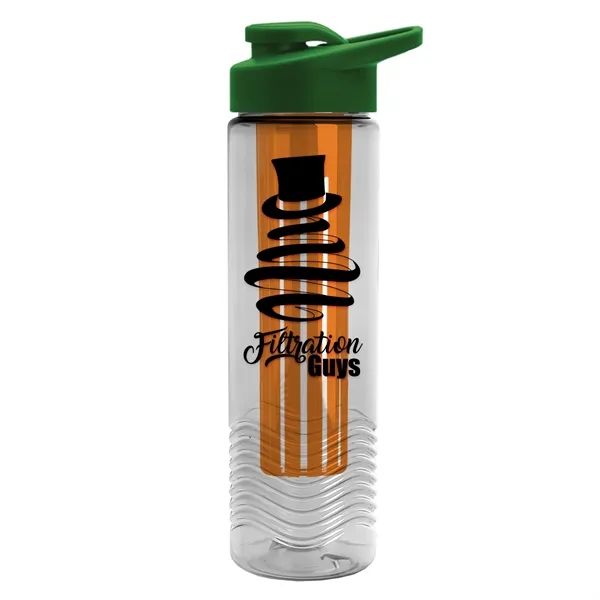 Wave 24 oz. Slim Cylinder Wave Design with Drink thru lid... from ASI 40480 Koozie Group