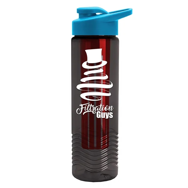 Wave 24 oz. Slim Cylinder Wave Design with Drink thru lid... from ASI 40480 Koozie Group