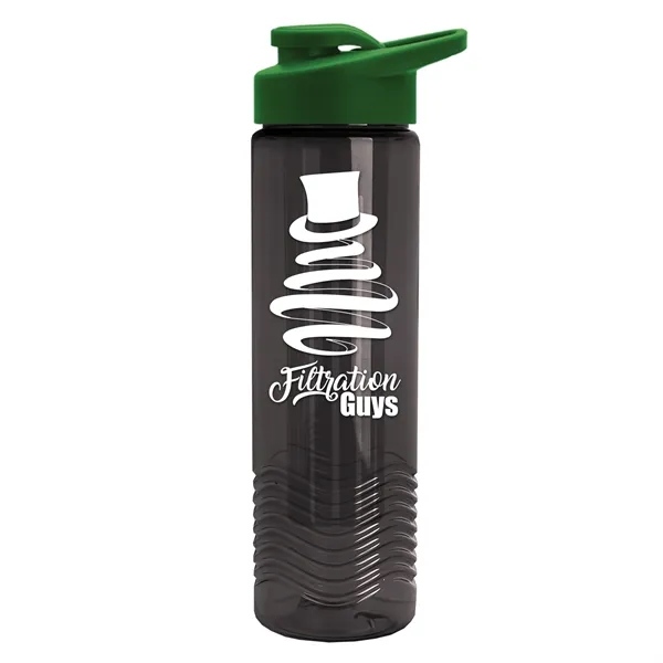 Wave 24 oz. Slim Cylinder Wave Design with Drink thru lid... from ASI 40480 Koozie Group