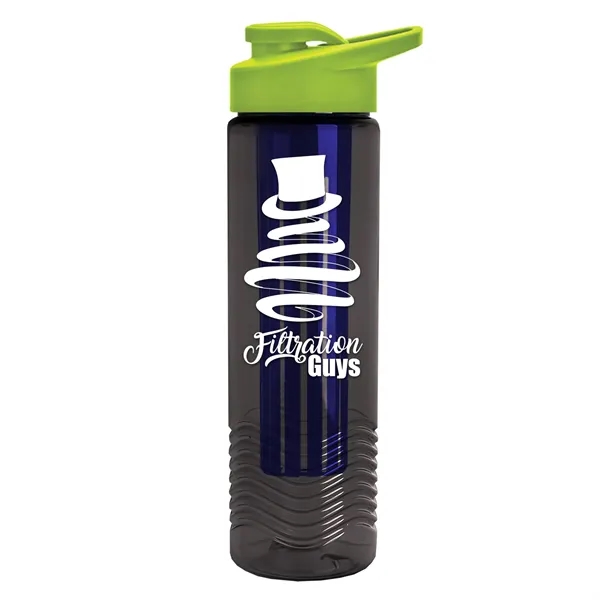Wave 24 oz. Slim Cylinder Wave Design with Drink thru lid... from ASI 40480 Koozie Group