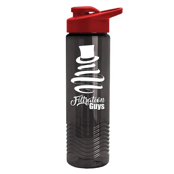 Wave 24 oz. Slim Cylinder Wave Design with Drink thru lid... from ASI 40480 Koozie Group