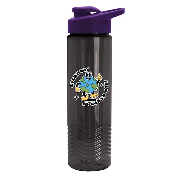 Wave 24 oz. Slim Cylinder Wave Design with Drink thru lid... from ASI 40480 Koozie Group