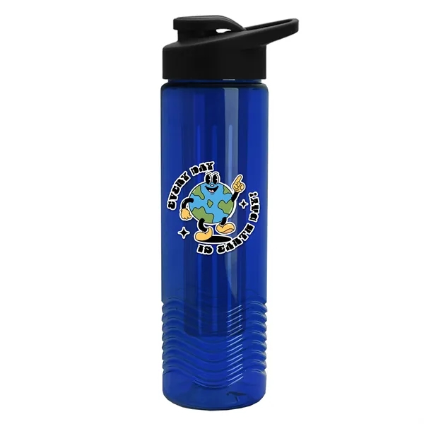Wave 24 oz. Slim Cylinder Wave Design with Drink thru lid... from ASI 40480 Koozie Group