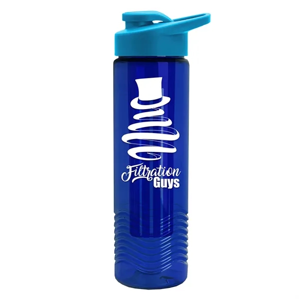 Wave 24 oz. Slim Cylinder Wave Design with Drink thru lid... from ASI 40480 Koozie Group