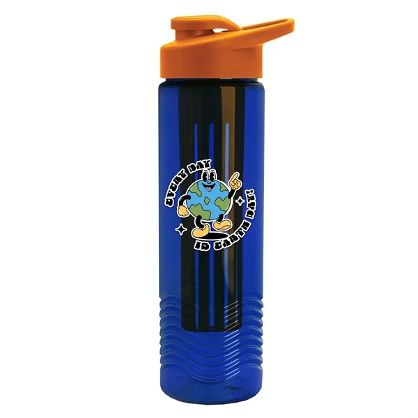 Wave 24 oz. Slim Cylinder Wave Design with Drink thru lid... from ASI 40480 Koozie Group