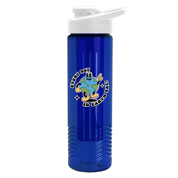Wave 24 oz. Slim Cylinder Wave Design with Drink thru lid... from ASI 40480 Koozie Group