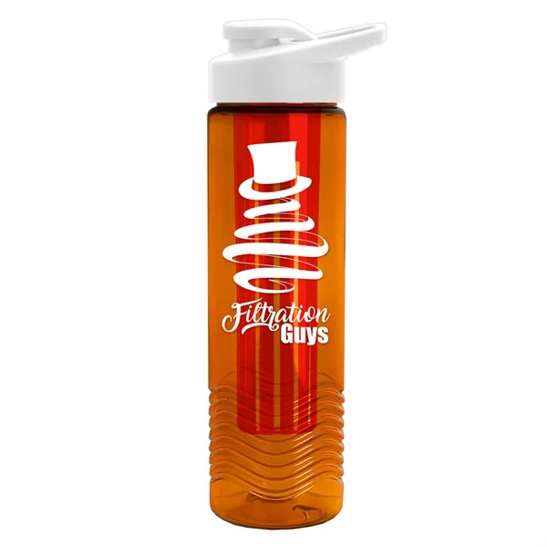 Wave 24 oz. Slim Cylinder Wave Design with Drink thru lid... from ASI 40480 Koozie Group