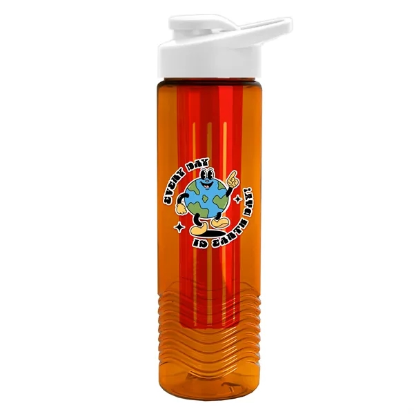 Wave 24 oz. Slim Cylinder Wave Design with Drink thru lid... from ASI 40480 Koozie Group