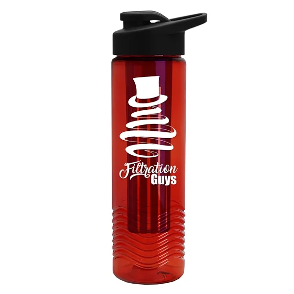 Wave 24 oz. Slim Cylinder Wave Design with Drink thru lid... from ASI 40480 Koozie Group