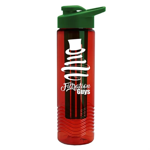 Wave 24 oz. Slim Cylinder Wave Design with Drink thru lid... from ASI 40480 Koozie Group