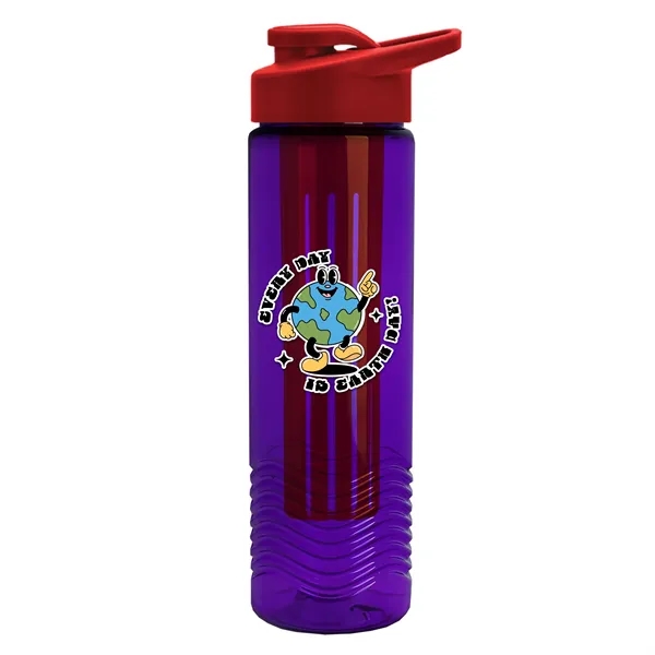 Wave 24 oz. Slim Cylinder Wave Design with Drink thru lid... from ASI 40480 Koozie Group