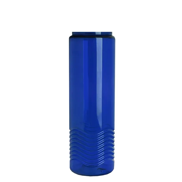 Wave 24 oz. Slim Cylinder Wave Design with Drink thru lid... from ASI 40480 Koozie Group