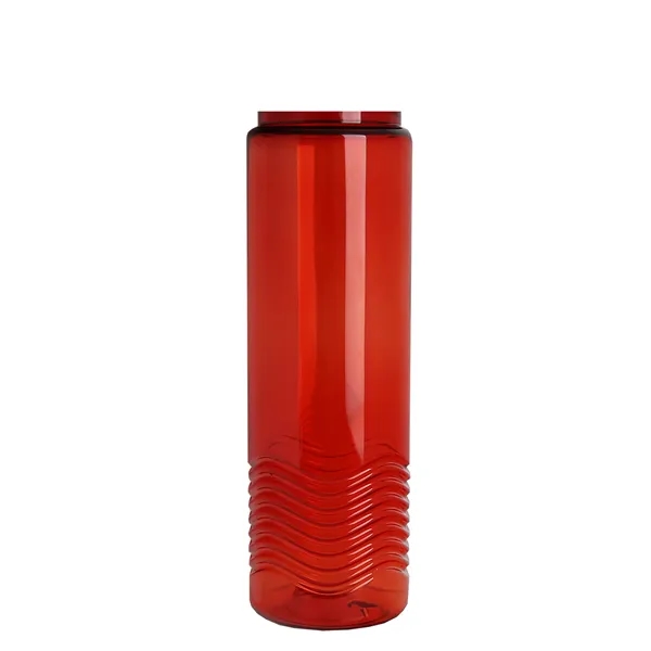 Wave 24 oz. Slim Cylinder Wave Design with Drink thru lid... from ASI 40480 Koozie Group