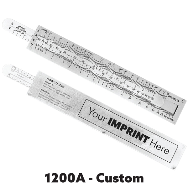 Concrete Gauge in stainless steel is available in one color only.... from ASI 53430 Executive Line