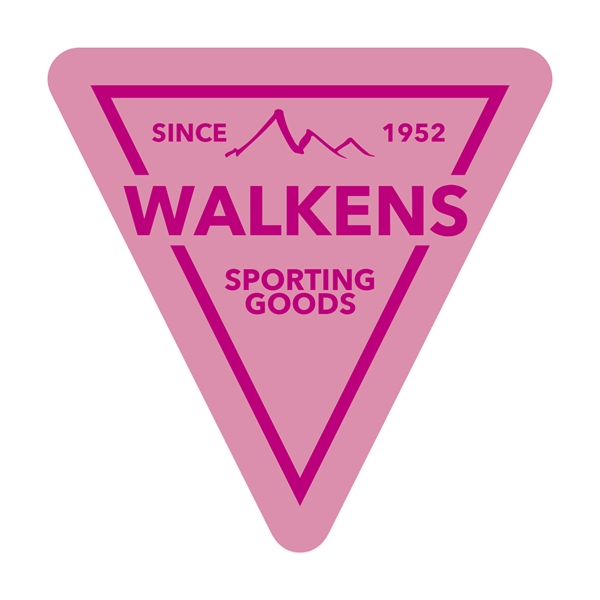 Triangle Sticker (5"x5") Screen Print... from ASI 56950 Gill Studios Inc / Gill-Line®