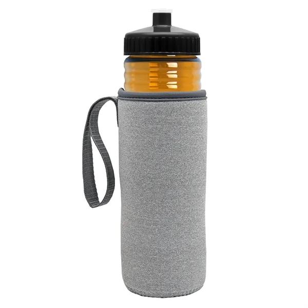 24 oz. Sports Bottle & Caddy - Push-Pull Lid... from ASI 40480 Koozie Group