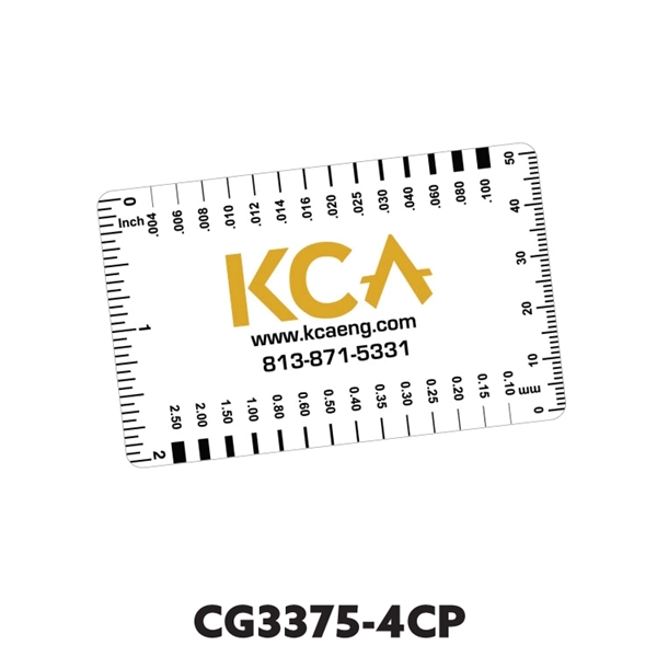 The Crack Gauge helps determine the width of a crack by... from ASI 53430 Executive Line
