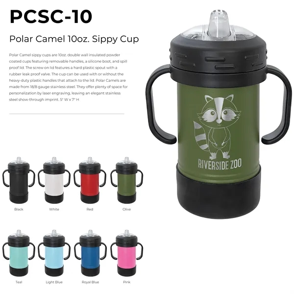 Polar Camel 10oz Stainless Steel Sippy Cups.... from ASI 74601 Calico