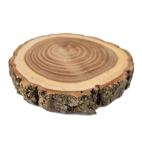 Eco-friendly wood coaster with a round shape, made from elm logs.... from ASI 72657 Active Life Promo / Apres Ski Ingrain Promo
