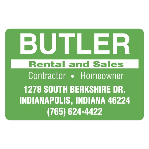 8 1/4" x 12 1/2" decal with weather and UV resistant... from ASI 56950 Gill Studios Inc / Gill-Line®