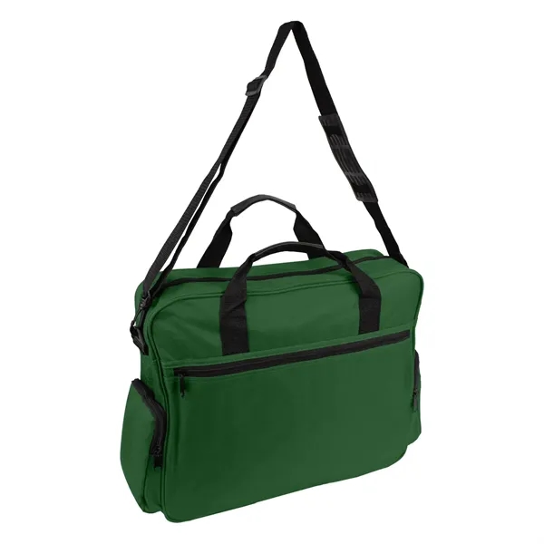 16" x 13" x 4" briefcase with zippered and side storage... from ASI 37980 Bagworld