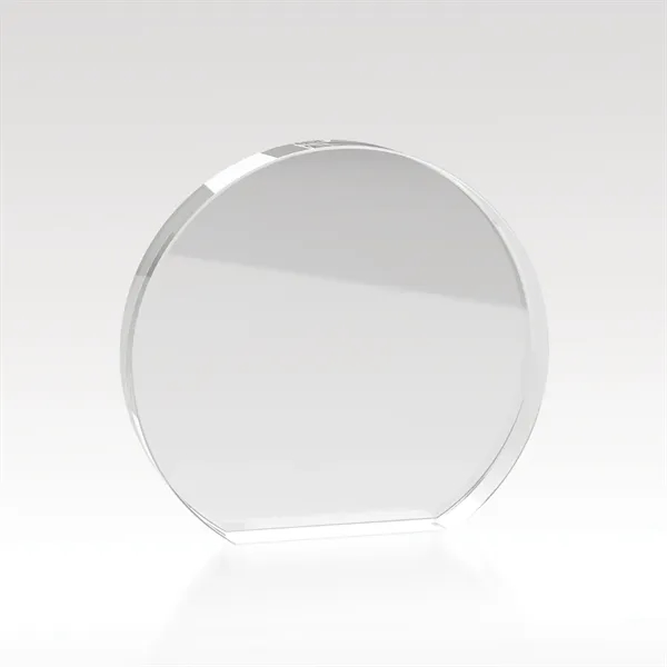Showcase your brand with this circle acrylic award, designed to highlight... from ASI 93986 Visions/Awardcraft