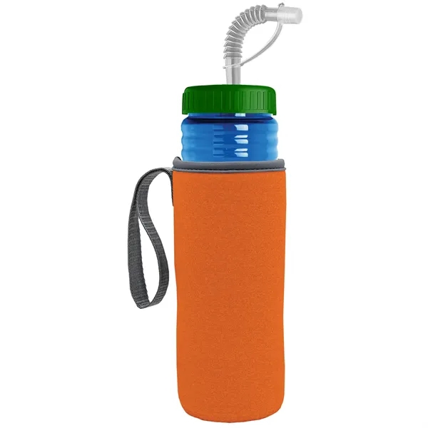 Garyline® Lifeguard Bottle with Straw Lid and Insulated C...... from ASI 40480 Koozie Group