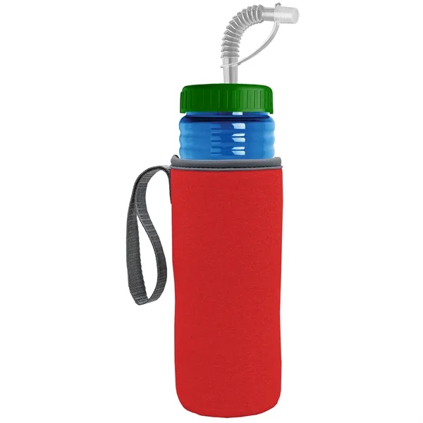 Garyline® Lifeguard Bottle with Straw Lid and Insulated C...... from ASI 40480 Koozie Group